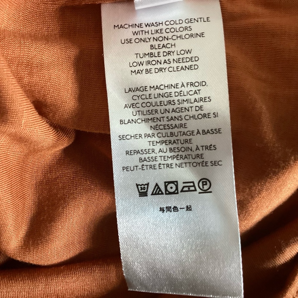 NEW Maeve by Anthropologie Dress Midi Burnt Orange NWT XS - Picture 5 of 9